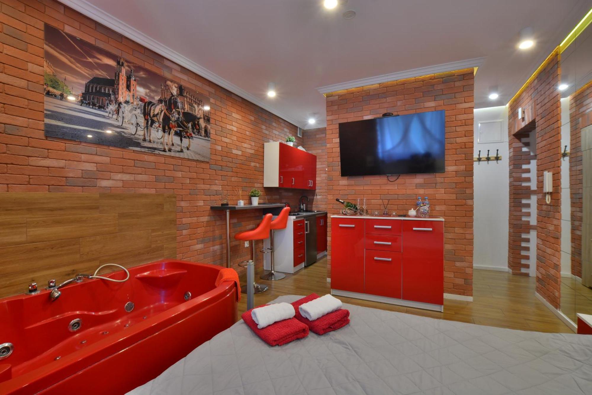 Apartment Jacuzzi Red *
